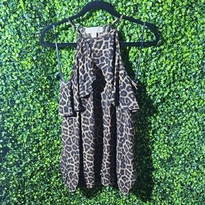 Michael Kors Animal Print Tank Top
